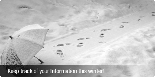 Keep track of your information this winter