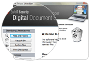 Screenshot - Digital Document Shredder - Vista Certified File Shredder exceeding DoD requirements. Permanently erases and removes information