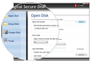 Screenshot - Digital Secure Disk - Disk Encryption for safe storage of sensitive information